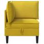 Preview: Sofa mit Stauraum Gelb Samt