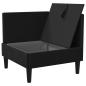 Preview: Ecksofa mit Stauraum Schwarz Samt