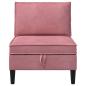 Preview: Mittels Sofa mit Stauraum Rosa Samt