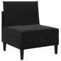 Preview: Mittels Sofa mit Stauraum Schwarz Samt