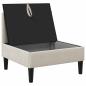 Preview: Mittelsofa mit Stauraum Hafer Samt