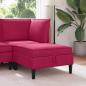 Preview: ARDEBO.de - Sofa-Hocker mit Stauraum Weinrot Samt