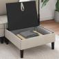 Preview: Sofa-Hocker mit Stauraum Hafer Samt