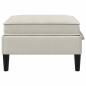 Preview: Sofa-Hocker mit Stauraum Hafer Samt