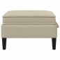 Preview: Sofa-Hocker mit Stauraum Sand Samt