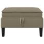 Preview: Sofa-Hocker mit Stauraum Khaki Samt
