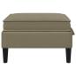 Preview: Sofa-Hocker mit Stauraum Khaki Samt
