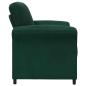 Preview: 1-Sitzer Sofa Dunkelgrün 88 x 83 x 95 cm Samt