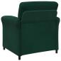 Preview: 1-Sitzer Sofa Dunkelgrün 88 x 83 x 95 cm Samt
