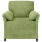 Preview: 1-Sitzer Sofa Hellgrün 88 x 83 x 95 cm Samt