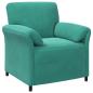 Preview: 1-Sitzer Sofa Türkis 88 x 83 x 95 cm Samt