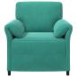 Preview: 1-Sitzer Sofa Türkis 88 x 83 x 95 cm Samt