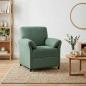 Preview: ARDEBO.de - 1-Sitzer Sofa Meergrün 88 x 83 x 95 cm Samt