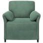 Preview: 1-Sitzer Sofa Meergrün 88 x 83 x 95 cm Samt