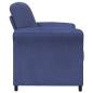 Preview: 1-Sitzer Sofa Polizeiblau 88 x 83 x 95 cm Samt