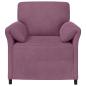 Preview: 1-Sitzer Sofa Lila 88 x 83 x 95 cm Samt