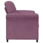 Preview: 1-Sitzer Sofa Lila 88 x 83 x 95 cm Samt