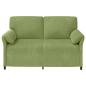 Preview: 2-Sitzer Sofa Hellgrün 158 x 83 x 95 cm Samt