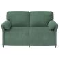 Preview: 2-Sitzer Sofa Meergrün 158 x 83 x 95 cm Samt