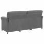 Preview: 3-Sitzer-Sofa Dunkelgrau 198 x 83 x 95 cm Samt