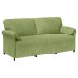 Preview: 3-Sitzer-Sofa Hellgrün 198 x 83 x 95 cm Samt