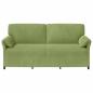 Preview: 3-Sitzer-Sofa Hellgrün 198 x 83 x 95 cm Samt