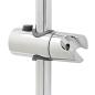 Preview: Duschkopfhalter Chrom 70 cm Edelstahl