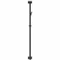 Preview: Duschsystem-Set Schwarz 100 cm Edelstahl