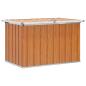 Preview: Außenlagerbox Holz 109 x 67 x 65 cm Verzinkter Stahl