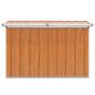 Preview: Außenlagerbox Holz 109 x 67 x 65 cm Verzinkter Stahl