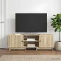 Preview: ARDEBO.de - TV-Schränk 150 x 31 x 50 cm Sonoma-Eiche Holzwerkstoff
