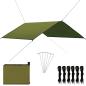 Preview: ARDEBO.de - Outdoor-Tarp 4x4 m Grün