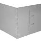 Preview: Flexible Rasenkante 5-er Set Verzinkter Stahl 100x14 cm