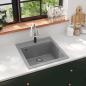 Preview: ARDEBO.de - Granitspüle Einzelbecken Grau