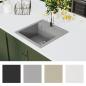 Preview: Granitspüle Einzelbecken Grau