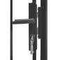 Preview: Gartentor Woerden Stahl 1x1 m Schwarz
