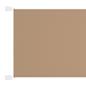 Preview: Senkrechtmarkise Taupe 60x1200 cm Oxford-Gewebe