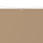 Preview: Senkrechtmarkise Taupe 140x600 cm Oxford-Gewebe