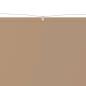 Preview: Senkrechtmarkise Taupe 140x800 cm Oxford-Gewebe