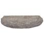 Preview: Waschbecken Grau Ø40x12 cm Marmor
