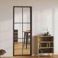 Preview: ARDEBO.de - Innentür ESG Glas und Aluminium 76x201,5 cm Schwarz