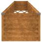 Preview: Garten-Hochbeet 482 x 50 x 36 cm Cortenstahl