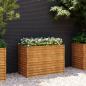Preview: ARDEBO.de - Garten-Hochbeet 100 x 50 x 69 cm Cortenstahl