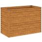Preview: Garten-Hochbeet 100 x 50 x 69 cm Cortenstahl
