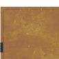 Preview: Gartentor 100x125 cm Cortenstahl