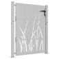 Preview: Gartentor 100x150 cm Cortenstahl Gras-Design