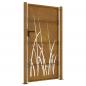 Preview: Gartentor 100x200 cm Cortenstahl Gras-Design