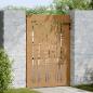 Preview: Gartentor 85x125 cm Cortenstahl Bambus-Design
