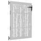 Preview: Gartentor 85x125 cm Cortenstahl Bambus-Design