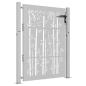 Preview: Gartentor 100x125 cm Cortenstahl Bambus-Design